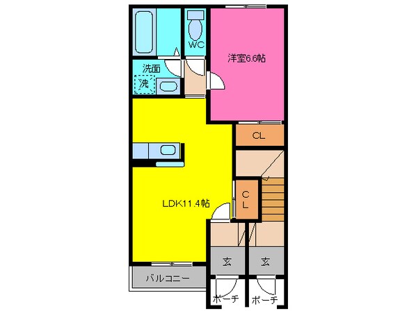 トレヴィの物件間取画像